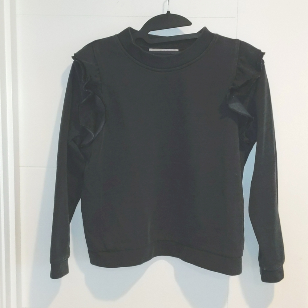 🍇4/$20 Frill Sweatshirt Grey